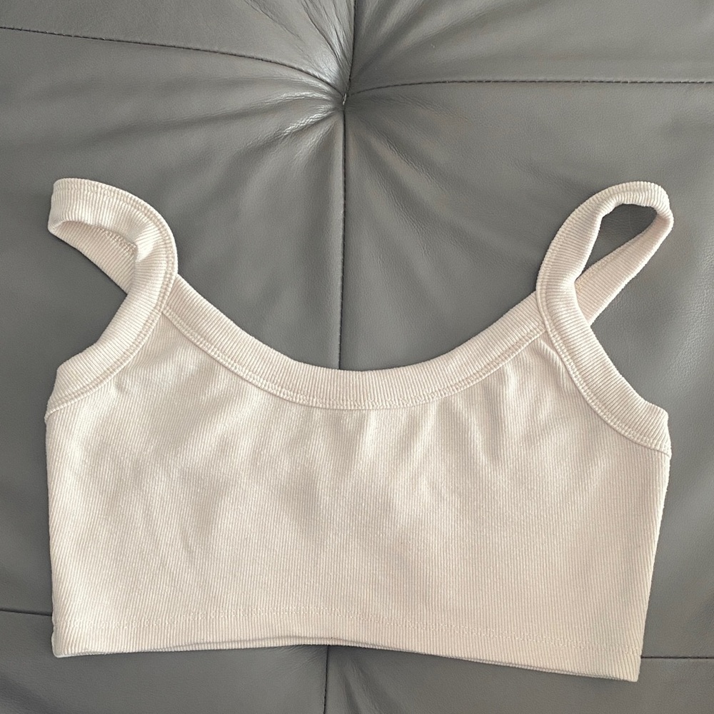 Signature8 Cream Crop Top